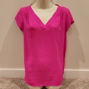 APT 9 Petite Women's Pink V-Neck Top